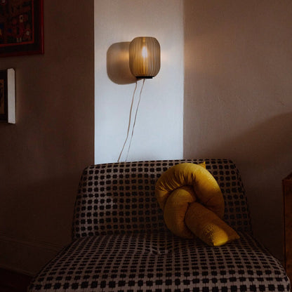 Allium Sconce wall light with ribbed glass shade by Wooj Design on Tampa Home & Garden Store