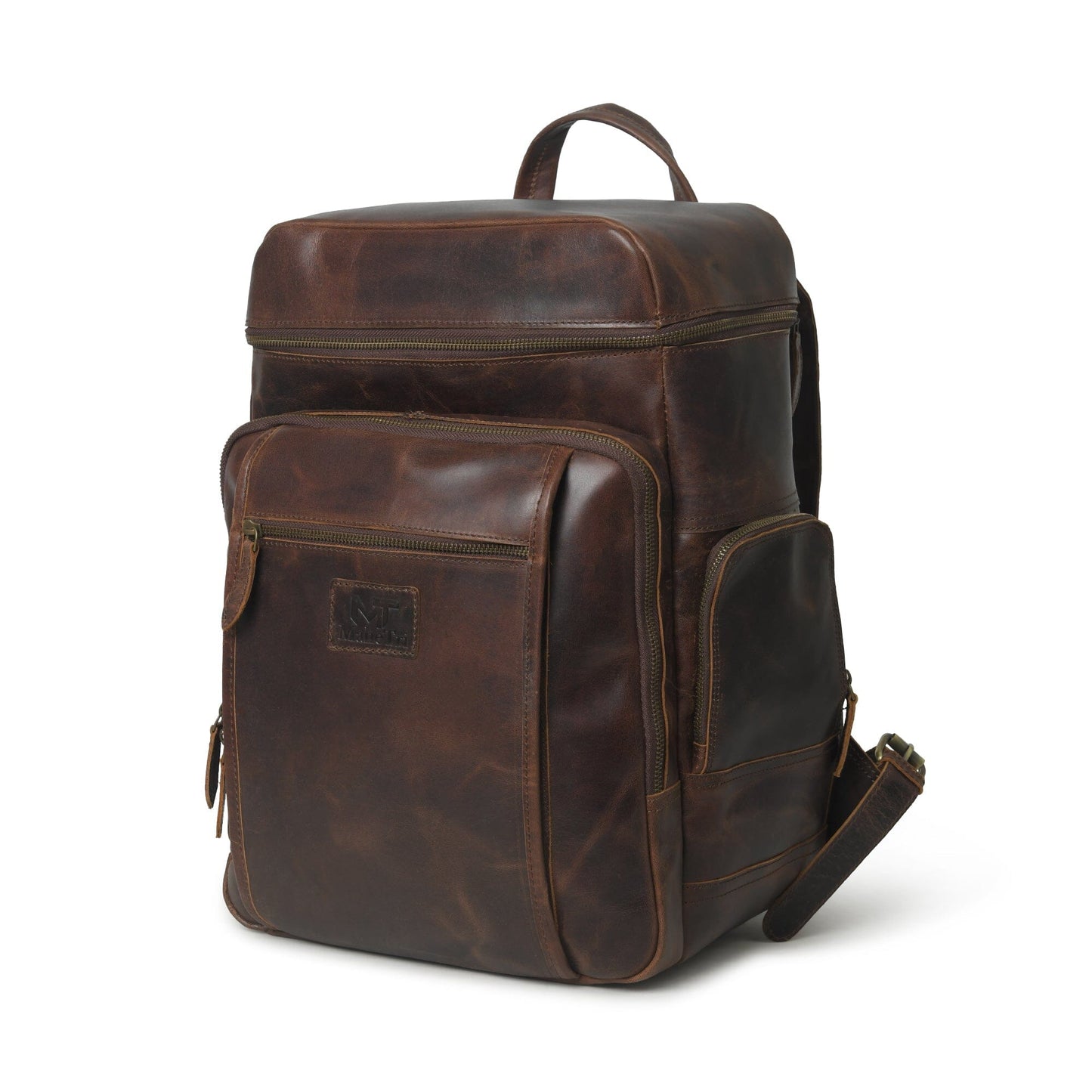 Alpha Brown Buffalo Leather Travel Backpack - Tampa Home & Garden Store
