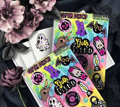 Alt Girl Goth Disco Sticker Sheet – Funky, Freaky & Fabulous - Tampa Home & Garden Store