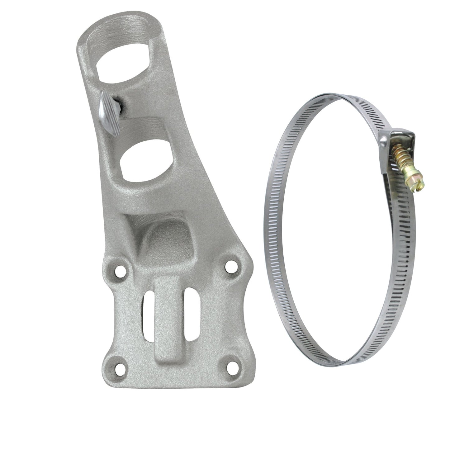 Aluminum 1" Flagpole Bracket - Silver - Tampa Home & Garden Store