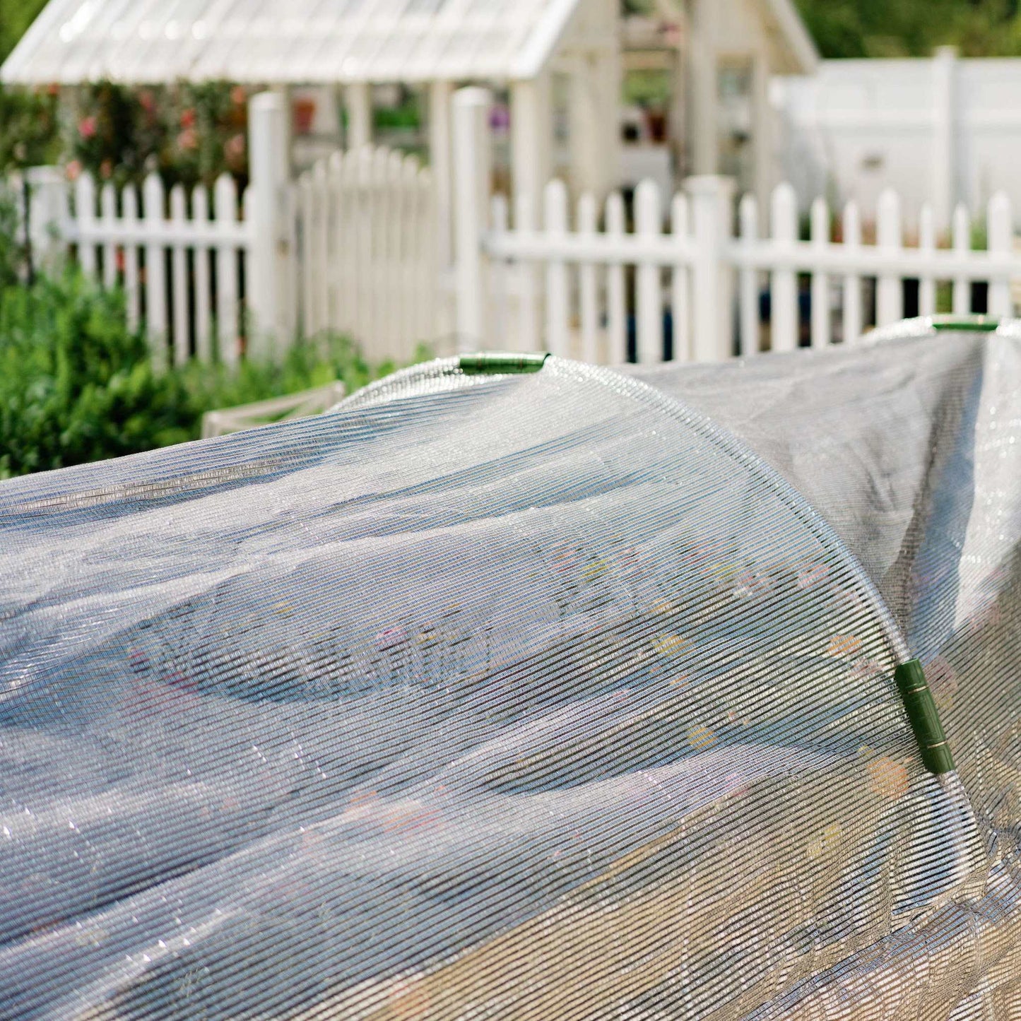 50% White Shade Cloth | Greenhouse Aluminum White