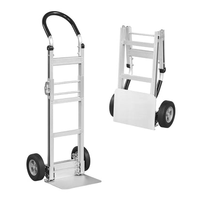Aluminum Dolly Cart With 2 Rubber Wheels