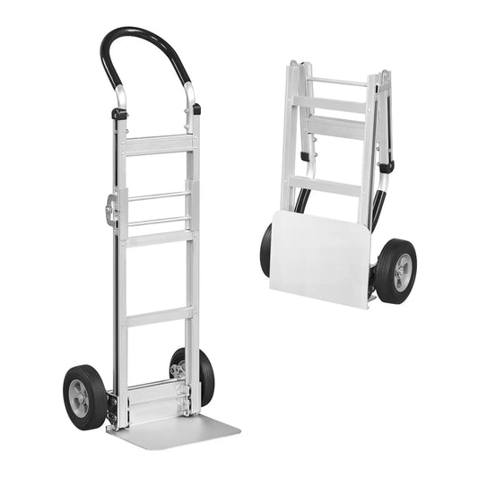 Aluminum Dolly Cart With 2 Rubber Wheels