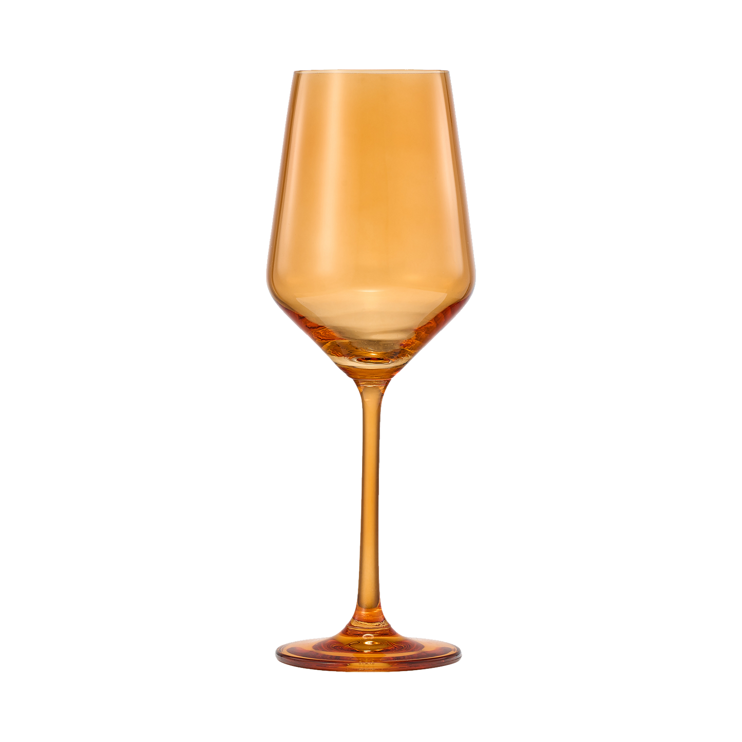 Set of 6 Amber Rhea Stemmed Wine Glasses
