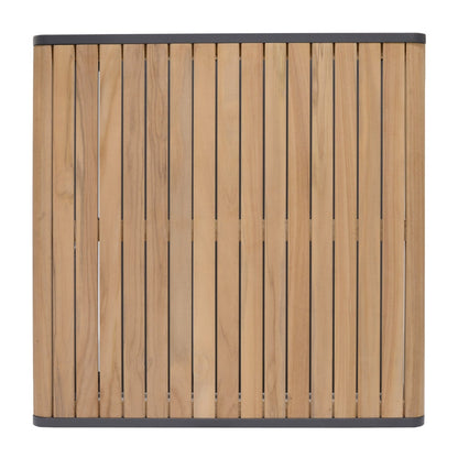 Amber Sectional Coffee Set panel with vertical wooden slats and dark gray edging on Tampa Home & Garden Store
