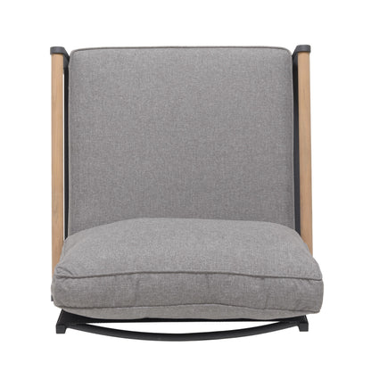 Amber Sofa Teak & Aluminum Chair with grey cushions by LifestyleGarden US on Tampa Home & Garden Store