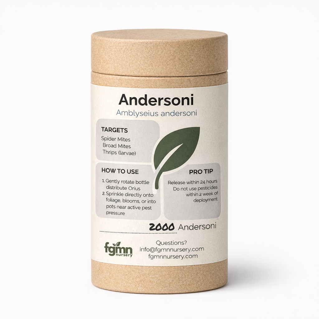 Amblyseius andersoni Treatment Bottles - Tampa Home & Garden Store