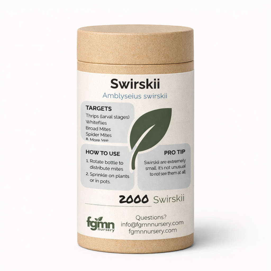 Amblyseius swirskii Treatment Bottles - Tampa Home & Garden Store