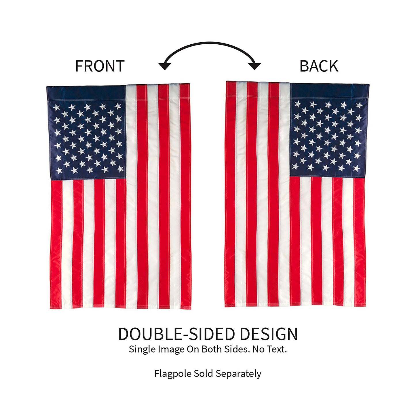 American Flag, Applique Estate Size - Tampa Home & Garden Store