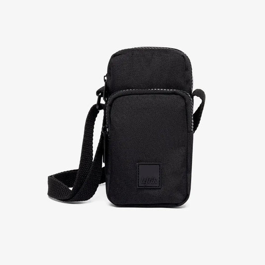 Amsterdam Bag Black compact shoulder bag fanny pack with front zip pocket Lefrik USA on Tampa Home & Garden Store