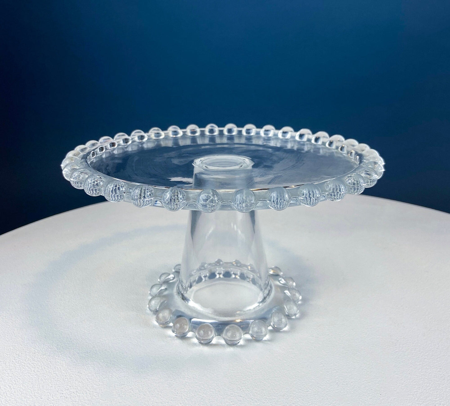 Anchor Hocking Water, Wine, Juice Goblets. Set of Six. Beaded Base. Berwick or Boopie Pattern. Mid C Modern Stemware. Dining Room Decor. - Tampa Home & Garden Store