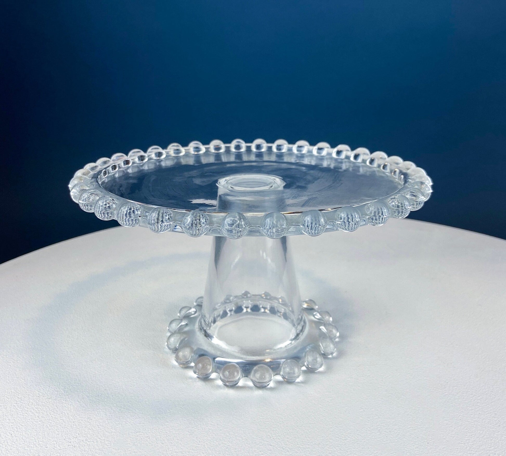 Anchor Hocking Water, Wine, Juice Goblets. Set of Six. Beaded Base. Berwick or Boopie Pattern. Mid C Modern Stemware. Dining Room Decor. - Tampa Home & Garden Store