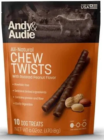 Andy & Audie All Natural Dog Chews - Tampa Home & Garden Store