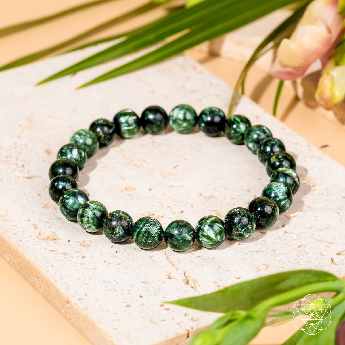 Angel Energy – Rare Seraphinite Bracelet of Transformation - Tampa Home & Garden Store