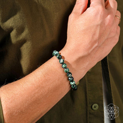 Angel Energy – Rare Seraphinite Bracelet of Transformation - Tampa Home & Garden Store