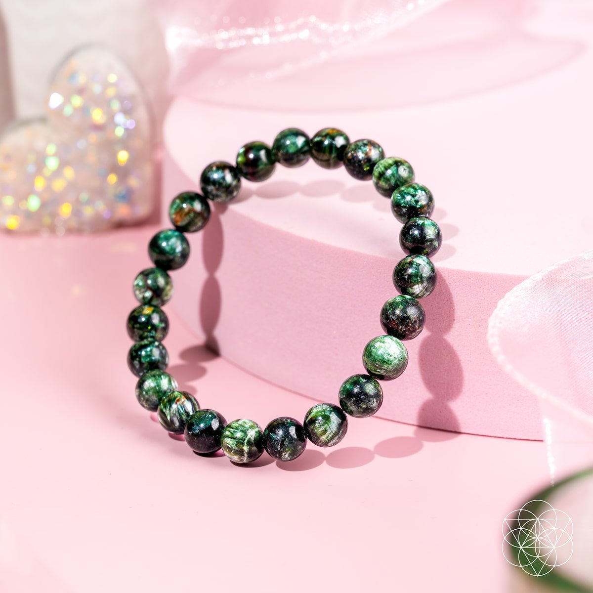Angel Energy – Rare Seraphinite Bracelet of Transformation - Tampa Home & Garden Store