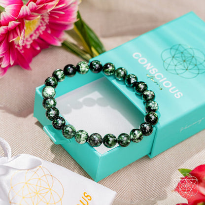 Angel Energy – Rare Seraphinite Bracelet of Transformation - Tampa Home & Garden Store