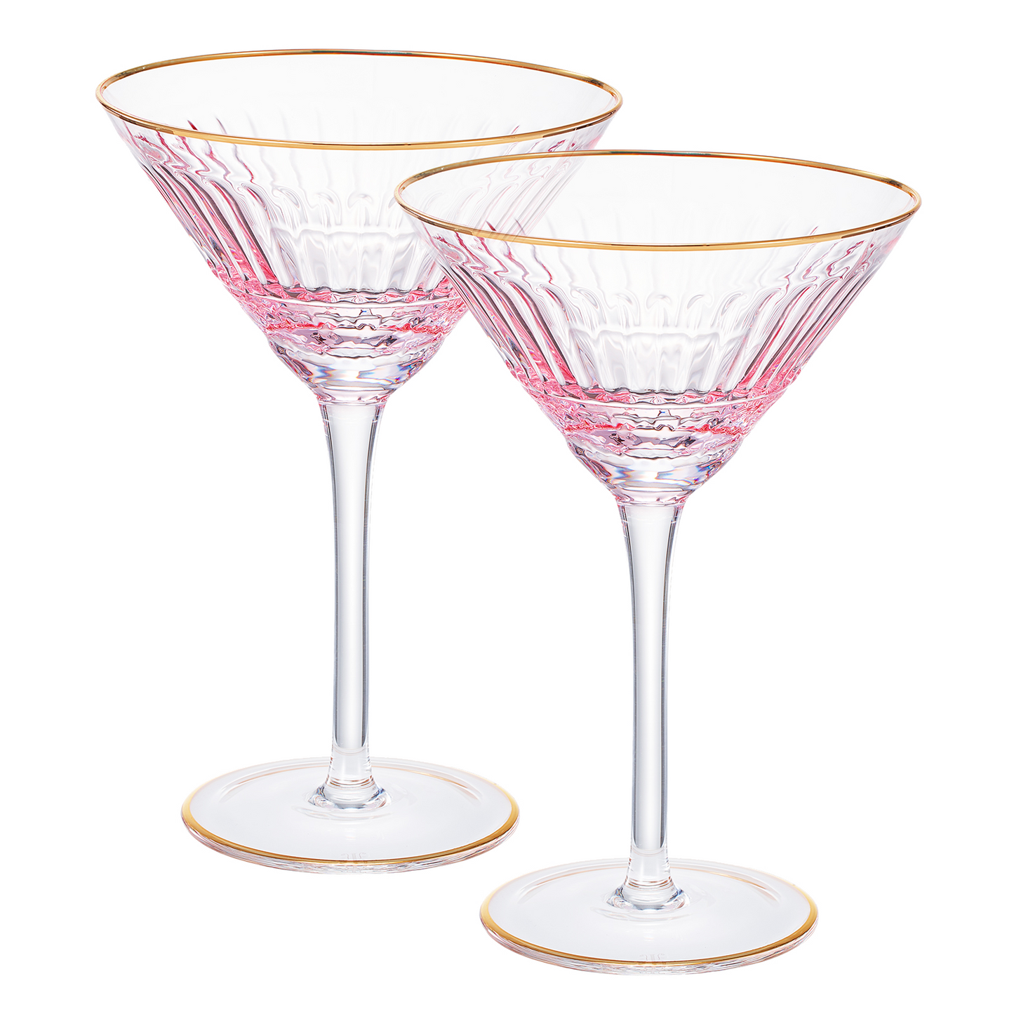 Duomo Crystal Martini Glassware Set of Two