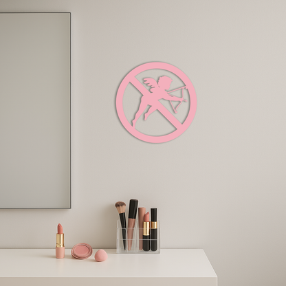 Anti-Cupid Metal Wall Art – Unique Valentine’s Day Decor - KAFGP029 - Tampa Home & Garden Store