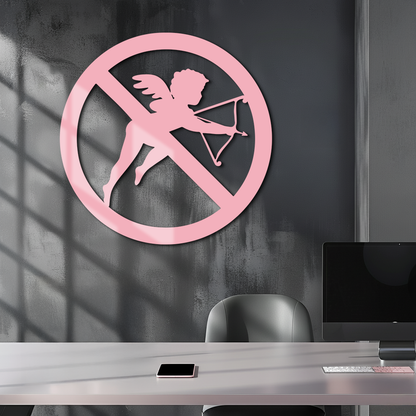 Anti-Cupid Metal Wall Art – Unique Valentine’s Day Decor - KAFGP029 - Tampa Home & Garden Store
