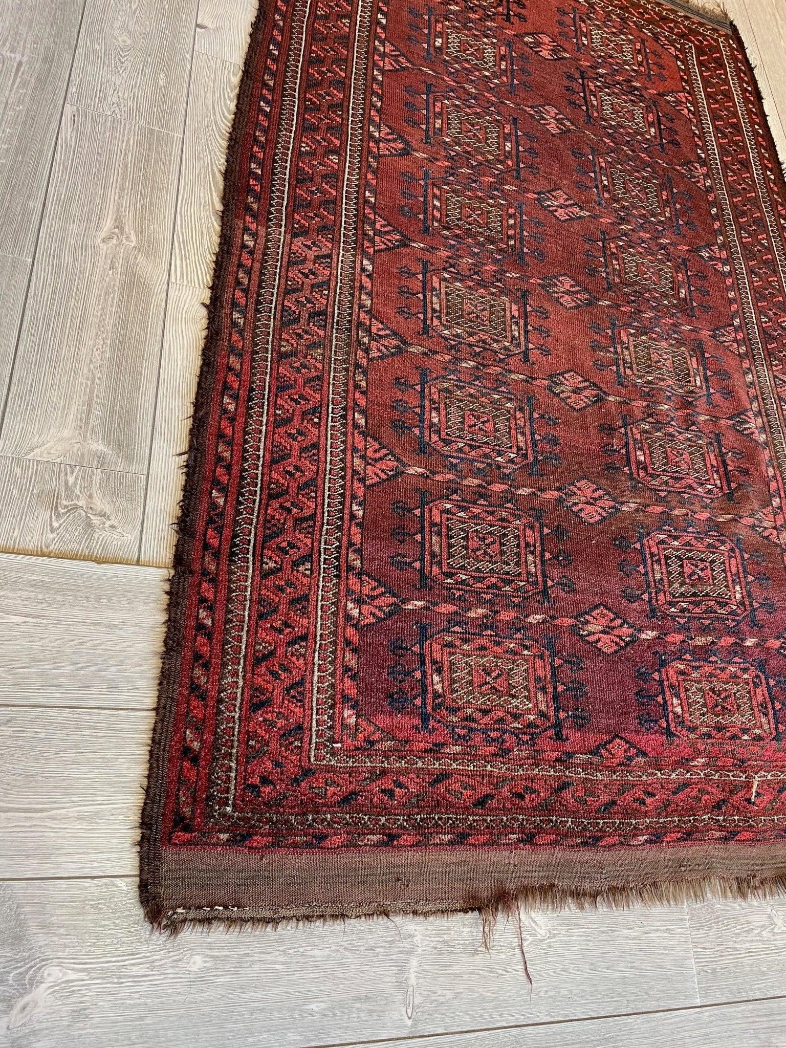Antique 1880’s Baluch Rug 4x7 Ft - Tampa Home & Garden Store