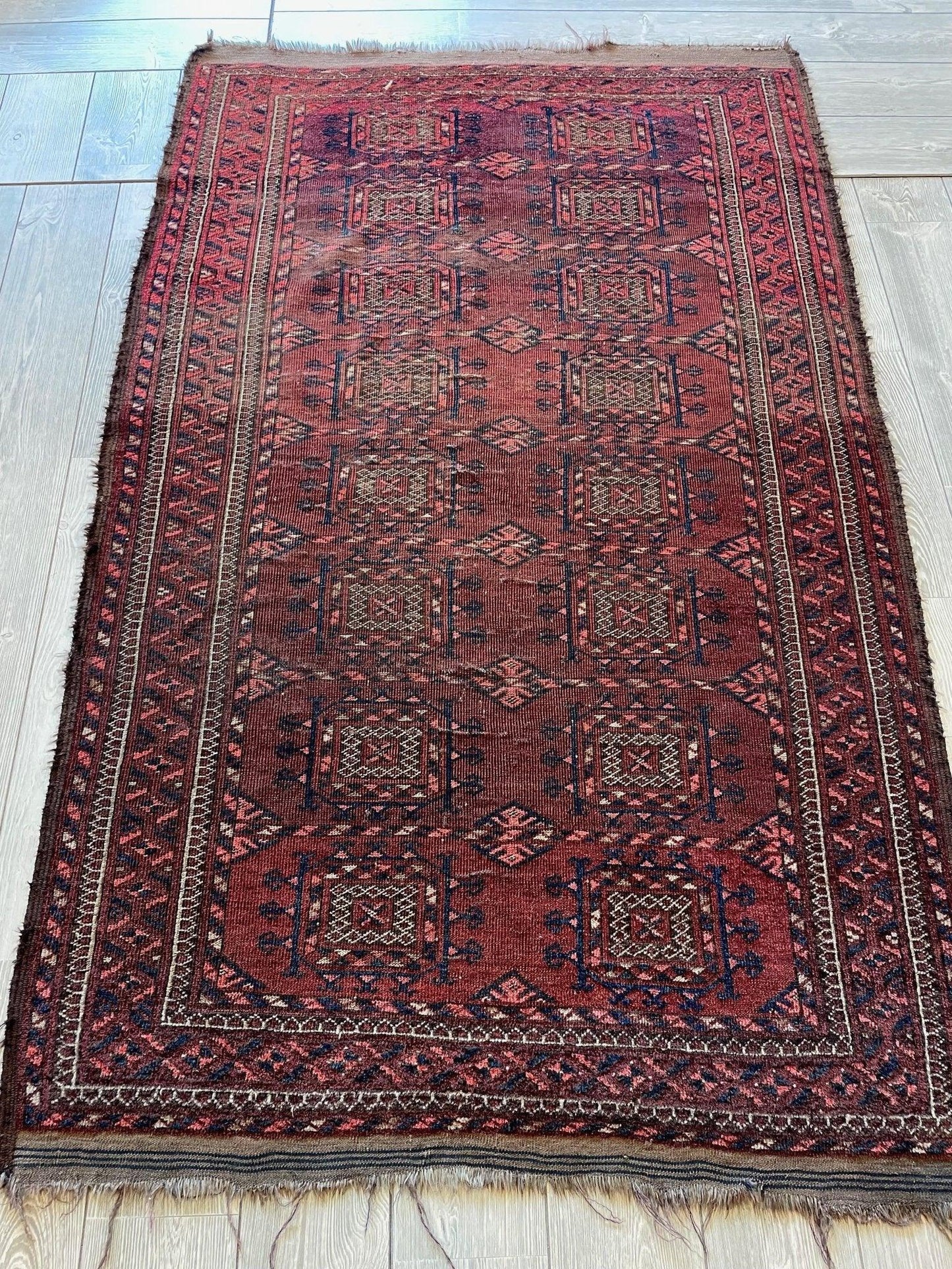 Antique 1880’s Baluch Rug 4x7 Ft - Tampa Home & Garden Store