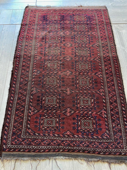 Antique 1880’s Baluch Rug 4x7 Ft - Tampa Home & Garden Store
