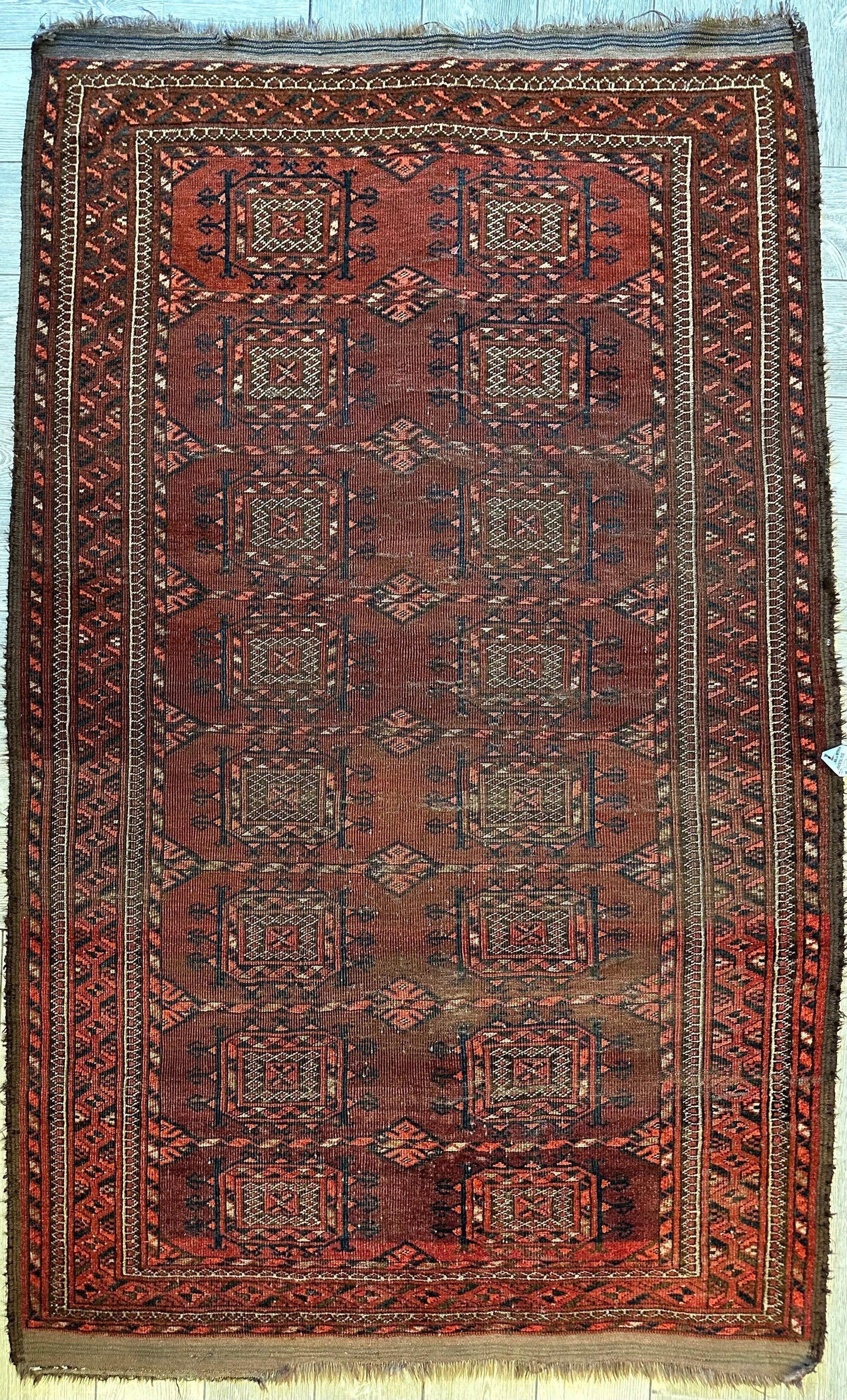 Antique 1880’s Baluch Rug 4x7 Ft - Tampa Home & Garden Store