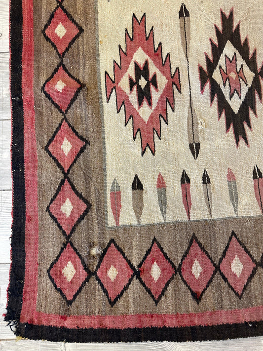 Antique 1880’s Navajo Rug 4’ x 5’ - Tampa Home & Garden Store