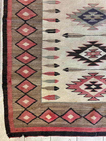 Antique 1880’s Navajo Rug 4’ x 5’ - Tampa Home & Garden Store