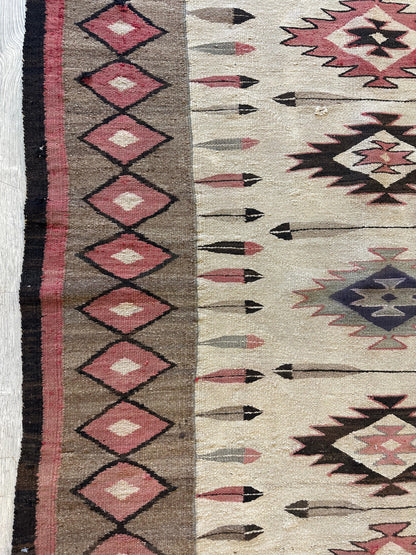 Antique 1880’s Navajo Rug 4’ x 5’ - Tampa Home & Garden Store