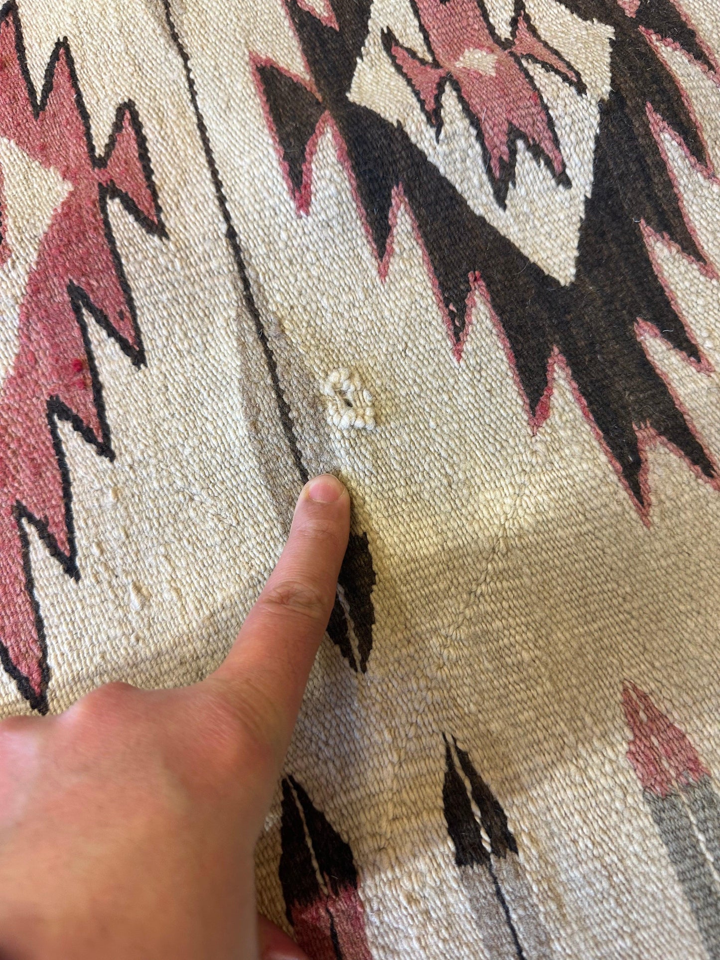 Antique 1880’s Navajo Rug 4’ x 5’ - Tampa Home & Garden Store