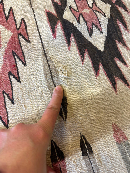 Antique 1880’s Navajo Rug 4’ x 5’ - Tampa Home & Garden Store