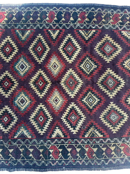 Antique 1900’s Tribal Baluch Wool Rug 4’5” x 8’6” - Tampa Home & Garden Store