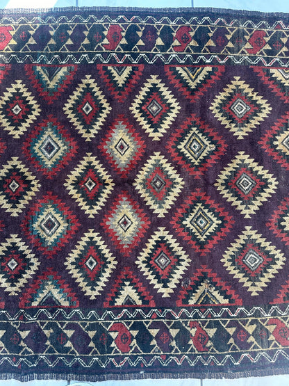Antique 1900’s Tribal Baluch Wool Rug 4’5” x 8’6” - Tampa Home & Garden Store