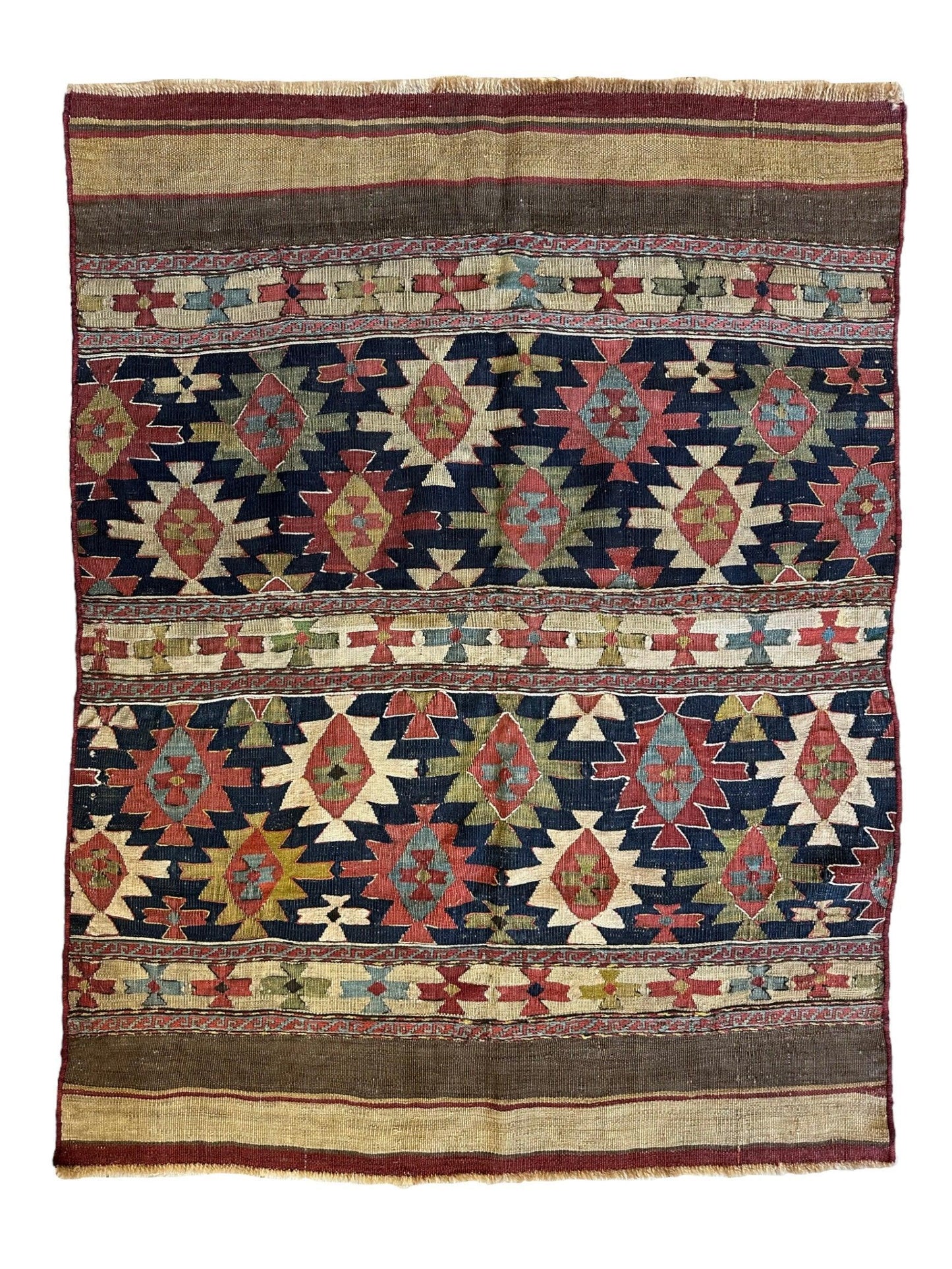 Antique 19th Century Caucasian Shahsavan Rug Rug 3’ x 4’ - Tampa Home & Garden Store