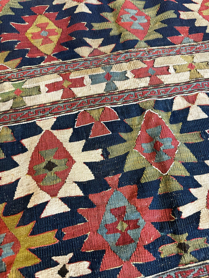 Antique 19th Century Caucasian Shahsavan Rug Rug 3’ x 4’ - Tampa Home & Garden Store