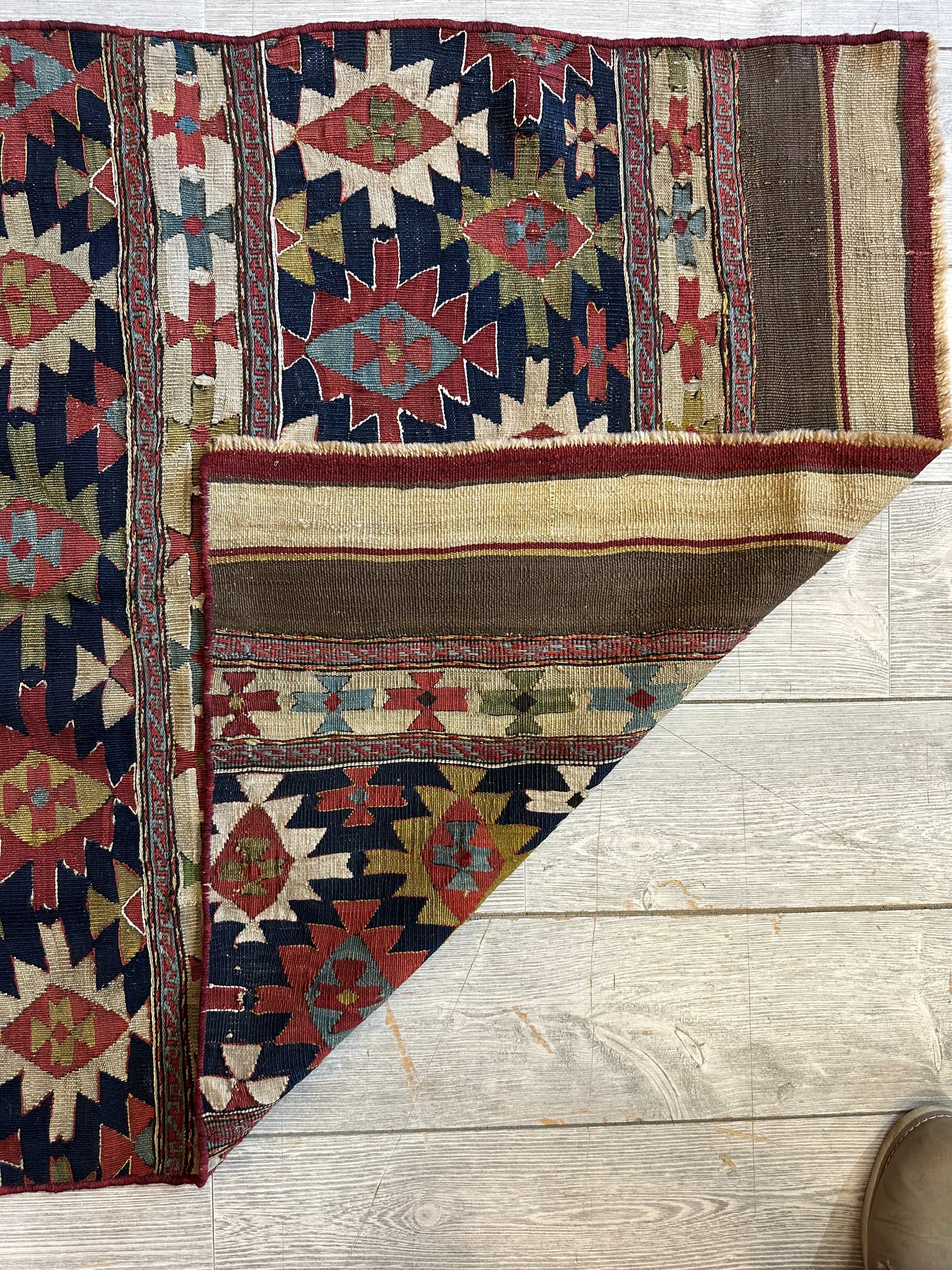 Antique 19th Century Caucasian Shahsavan Rug Rug 3’ x 4’ - Tampa Home & Garden Store