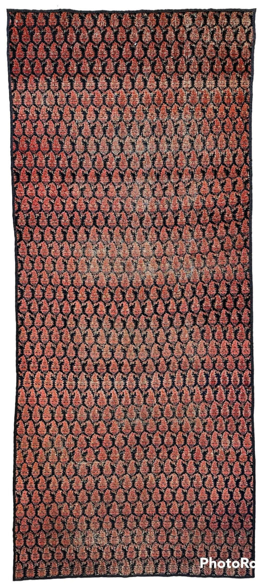 Antique All Over Paisley Kurdish Afshar Fragment Runner 3’3” x 7’7” - Tampa Home & Garden Store