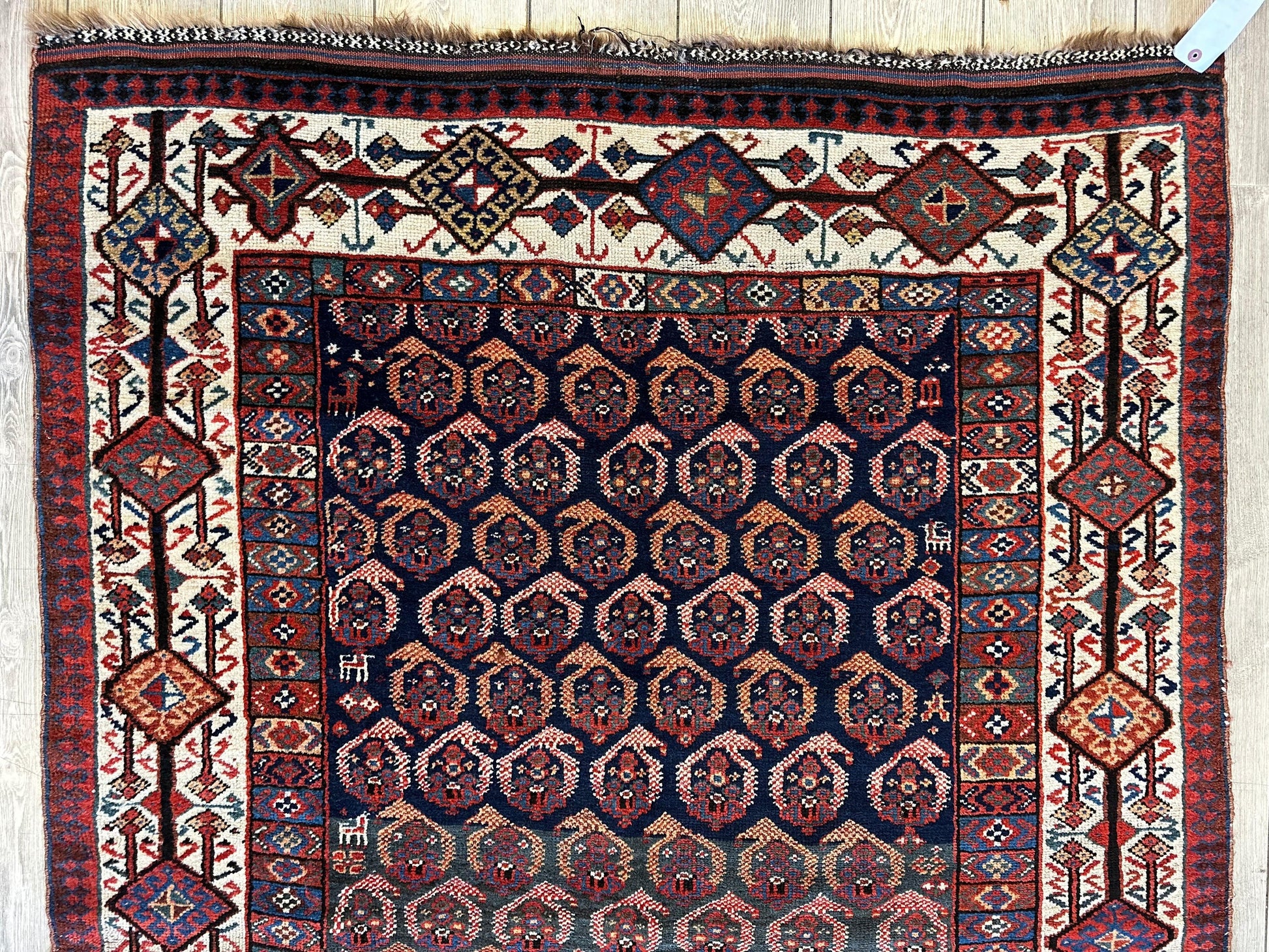 Antique All Over Paisley Kurdish Afshar Rug 4’5” x 8’11” - Tampa Home & Garden Store
