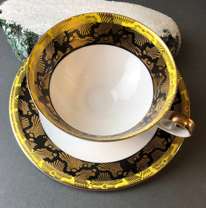 Antique Bavarian Porcelain Tea Cup and Saucer by Eberthal - Tampa Home & Garden Store