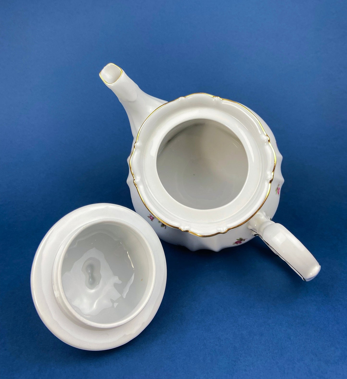 Antique Bavarian Teapot, Coffee Pot, Creamer, Sugar Bowl Set by Hertel Jacob Porcelain Co. - Tampa Home & Garden Store