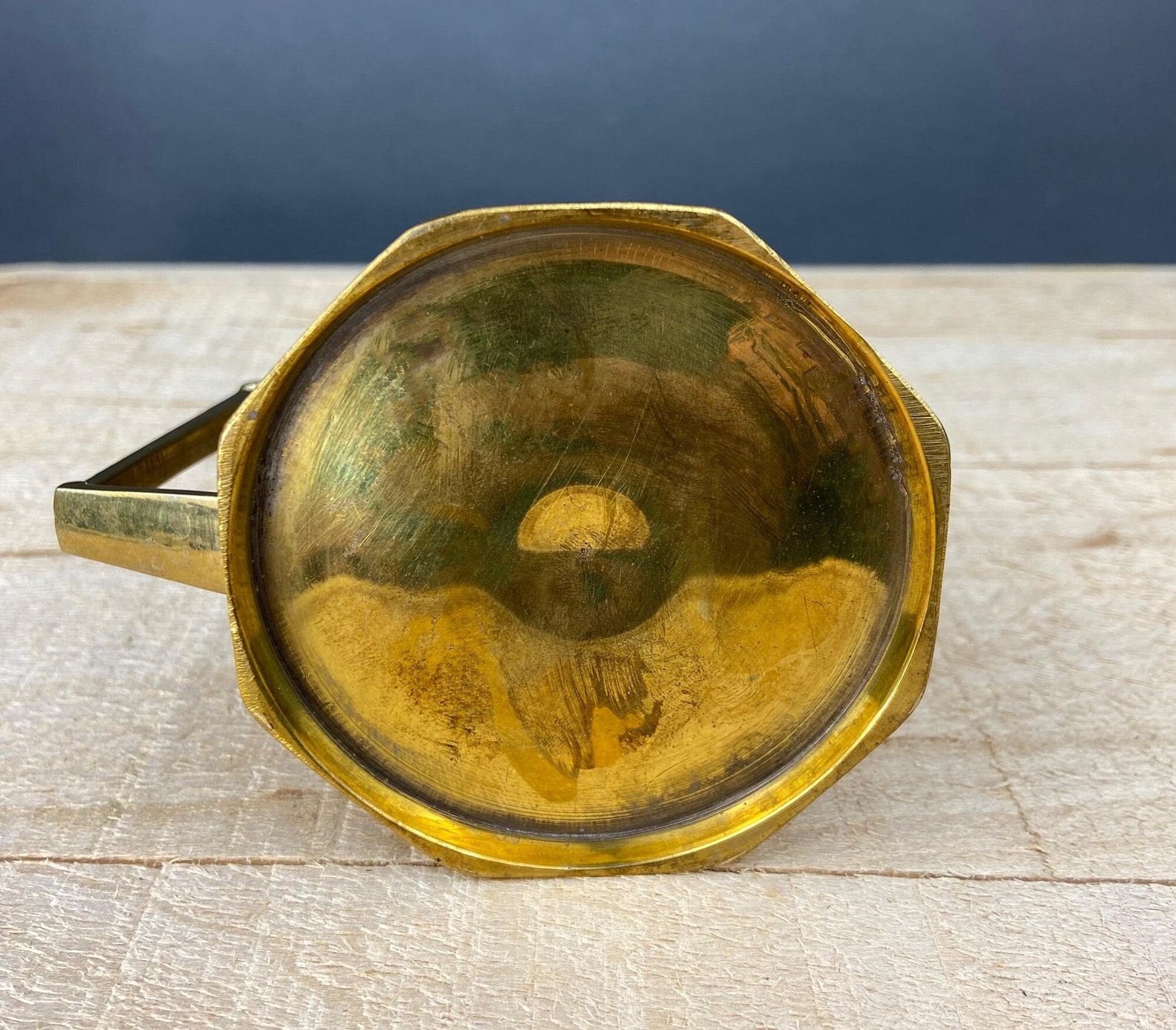 Antique Brass Coffee Set with Coffee Pot, Creamer & Sugar Bowl. Heavy Brass Pots with Handles. Kitchen Accessories. - Tampa Home & Garden Store