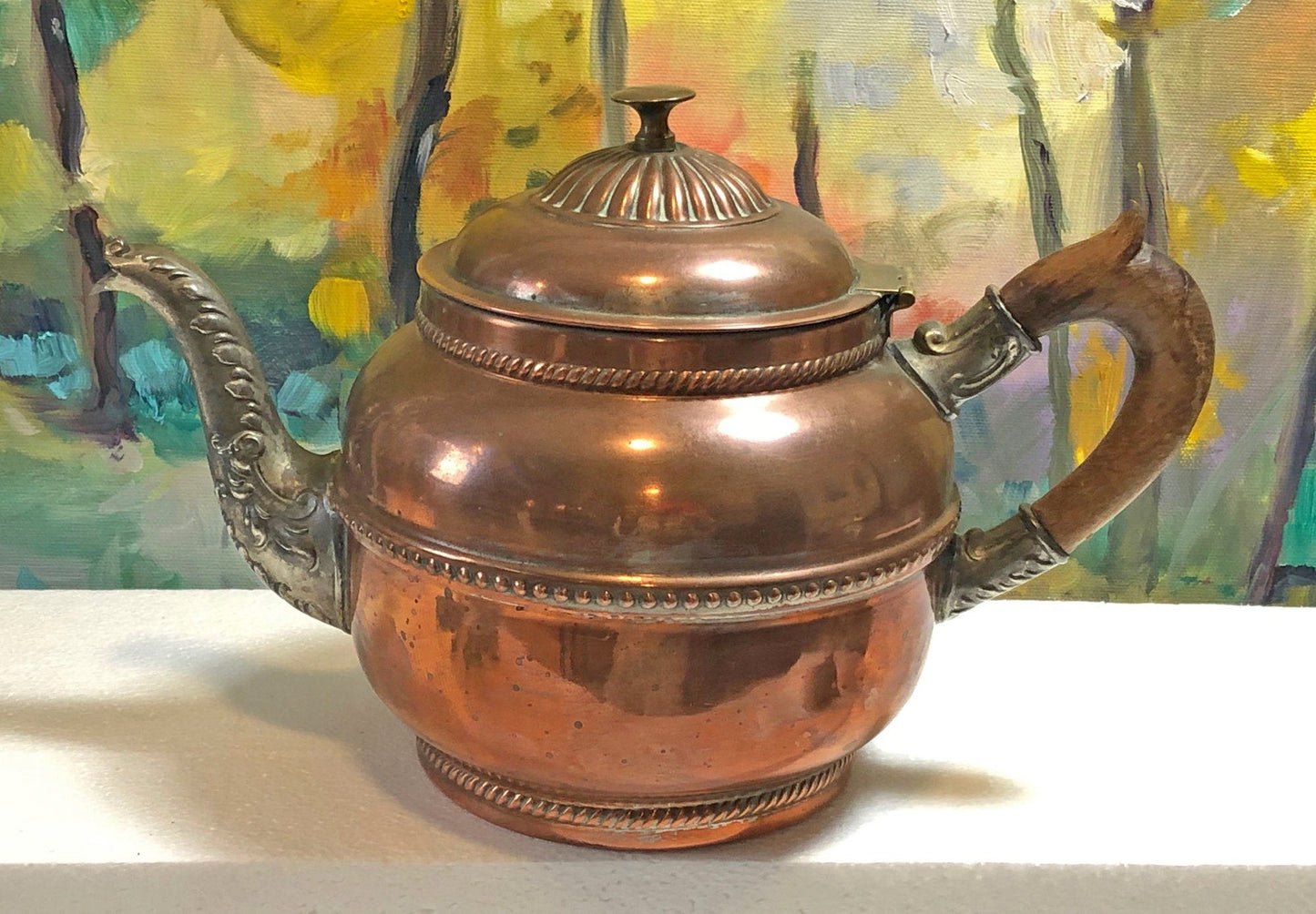Antique Brass Creamer and Sugar Dish. Heavy Brass Containers with Handles. Kitchen Accessories. - Tampa Home & Garden Store