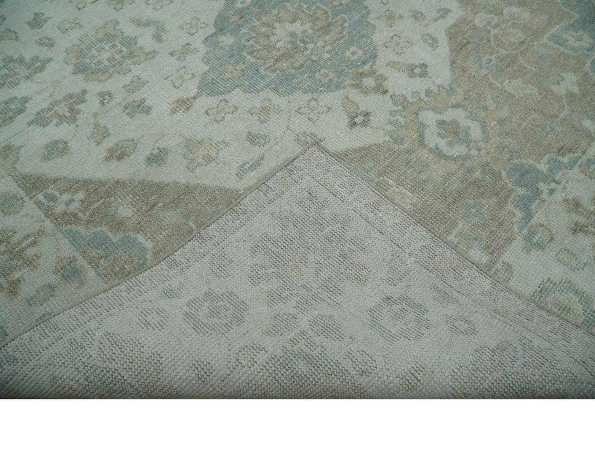 Antique Design Medallion Earthy Ivory and Camel 8x10 wool Area Rug - Tampa Home & Garden Store
