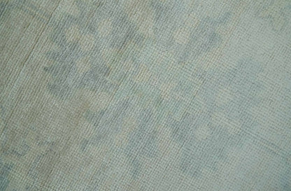 Antique Finish Silver, Gray and Charcoal Hand Knotted Oriental Oushak 8x10 wool Area Rug - Tampa Home & Garden Store