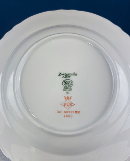 Antique Hutschenreuther Porcelain Soup Plates. Set of 12, Richelieu Rose Garlands Motif. Wedding Gift Idea. Fine Dining. Modern Farmhouse. - Tampa Home & Garden Store