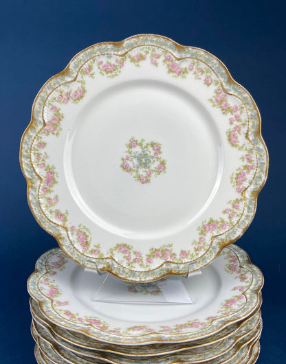 Antique Hutschenreuther Porcelain Soup Plates. Set of 12, Richelieu Rose Garlands Motif. Wedding Gift Idea. Fine Dining. Modern Farmhouse. - Tampa Home & Garden Store