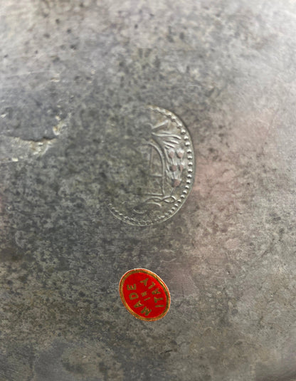 Antique Italian Pewter Box with Hinged Lid. Large Pewter Bowl Made in Italy. Trinket or Jewelry Box. - Tampa Home & Garden Store