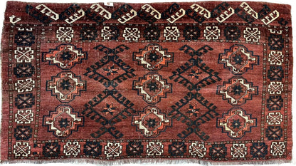 Antique Kizil Ayak Turkoman Chuval, Juval Rug 60"×34” - Tampa Home & Garden Store